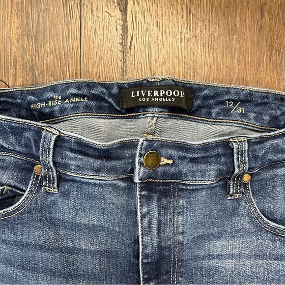 Liverpool High Rise Ankle Jeans SZ 12/31 - Picture 5 of 7